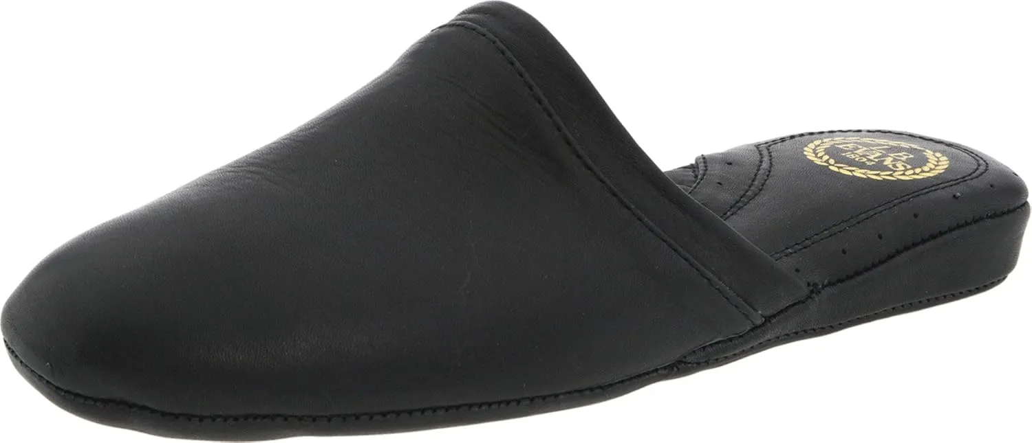 Men's Aristocrat Scuff Slipper,Black,11 M