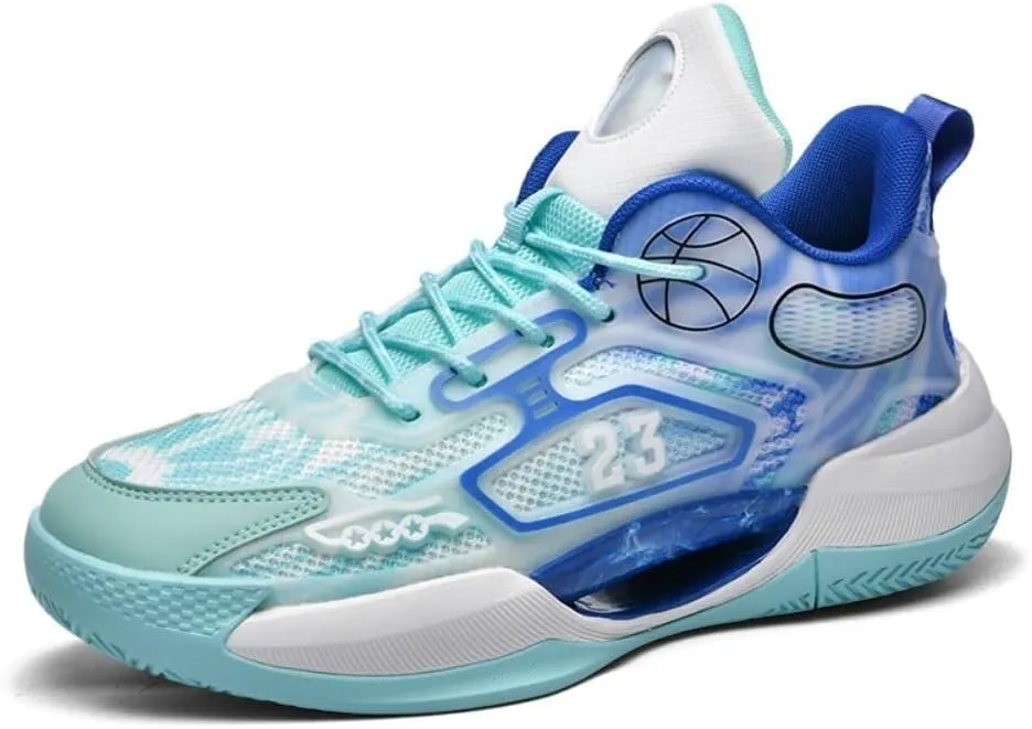 Men's Basketball Shoes are Breathable Anti Slip Wear-Resistant Fashionable Outdoor Basketball Boots