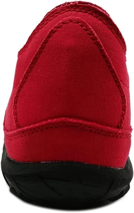 Men's Casual Canvas Slip on Loafers Leisure Flat Boat Shoes