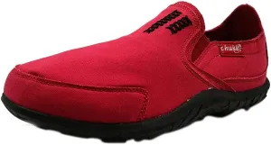 Men's Casual Canvas Slip on Loafers Leisure Flat Boat Shoes