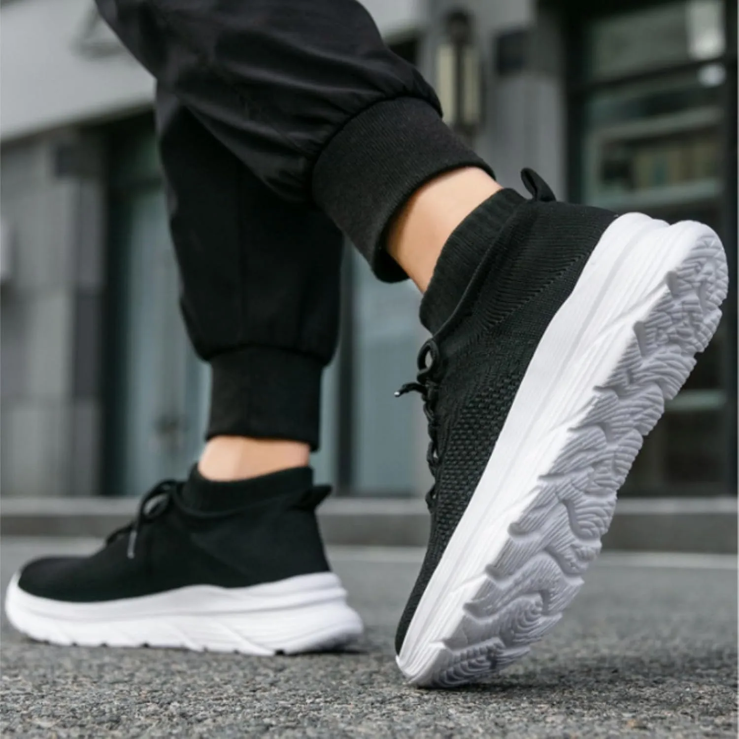 Men's Casual Dress Oxfords Shoes Breathable Knit Running Shoes for Women Walking Casual Shoes Trendy Men's Fashion Sneakers Steel Toe Tennis Shoe Cross Trainer Shoe