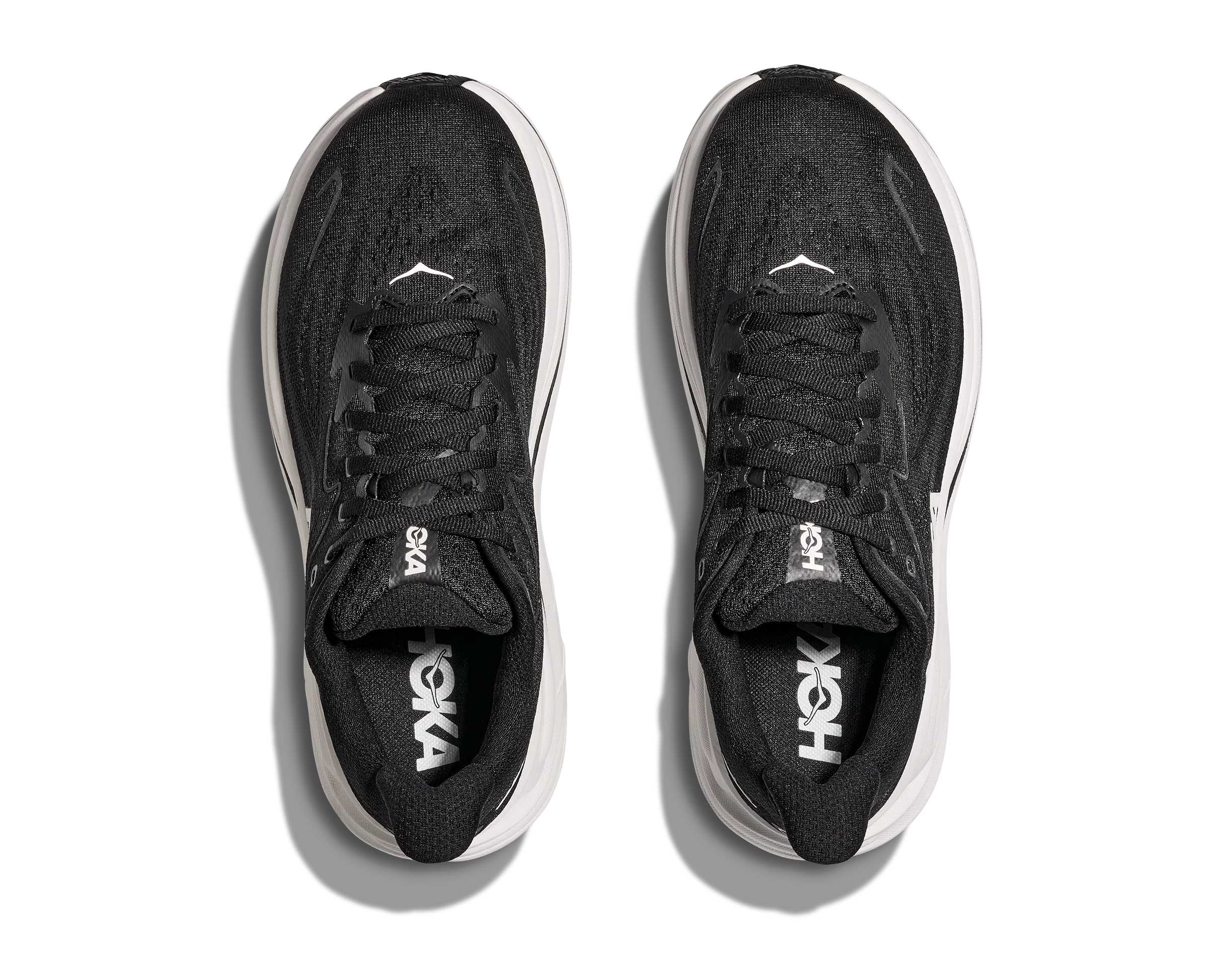 MEN'S CLIFTON 10 - WIDE 2E - BWHT BLACK/WHITE