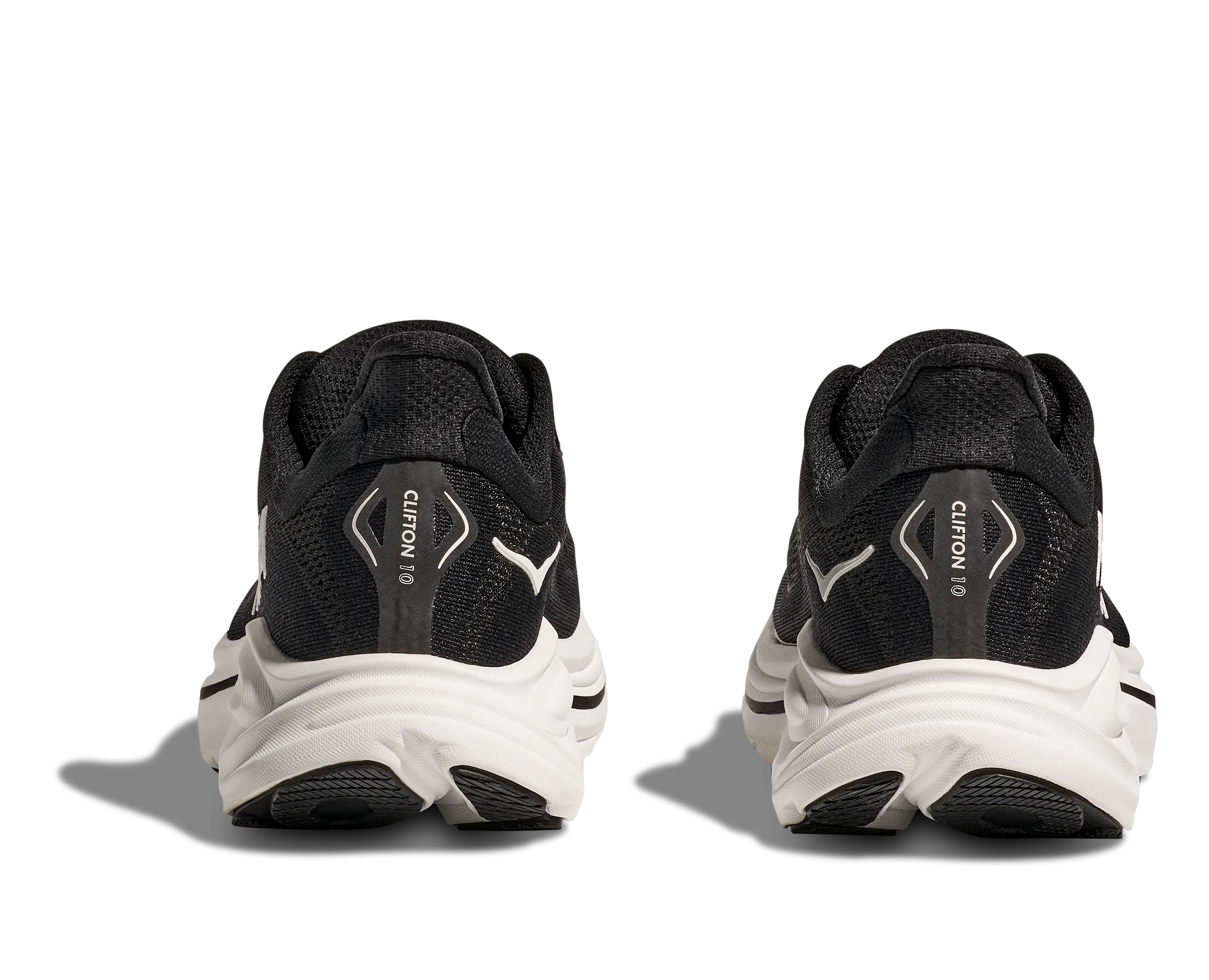 MEN'S CLIFTON 10 - WIDE 2E - BWHT BLACK/WHITE
