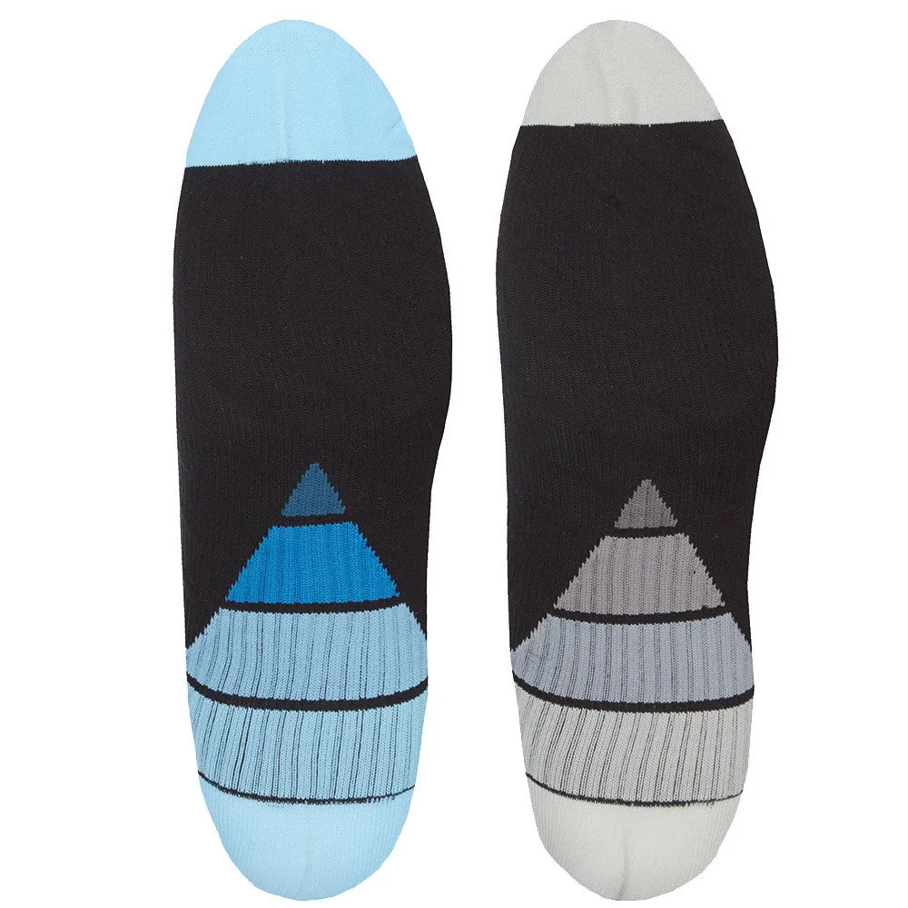 Mens Compression Sport Trainer Liner Sock 2 Pairs Sets