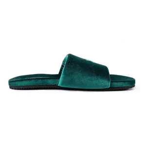 Men's Emerald Velvet House Slide from Del Toro Shoes