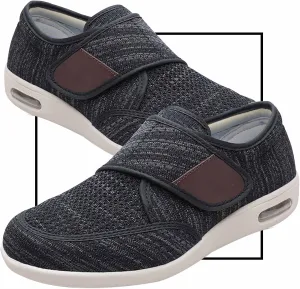 Men's Extra Wide Fit Slip-On Trainers | Breathable Lightweight Casual Walking Shoes for Comfort and Style