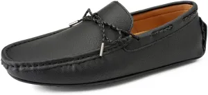 Men's Loafers Shoes Vegan Leather Boat Shoes Venetian Loafers Flat Heel Lightweight Anti-Slip Walking Prom Slip-on