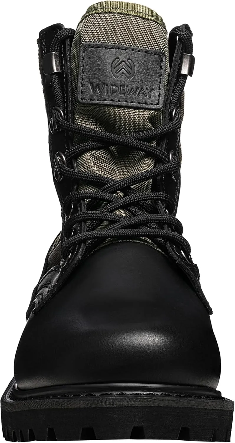 Men's Military Jungle Combat Boots 8 Inch Lightweight Motorcycle Tactical Boot Police Army Botas