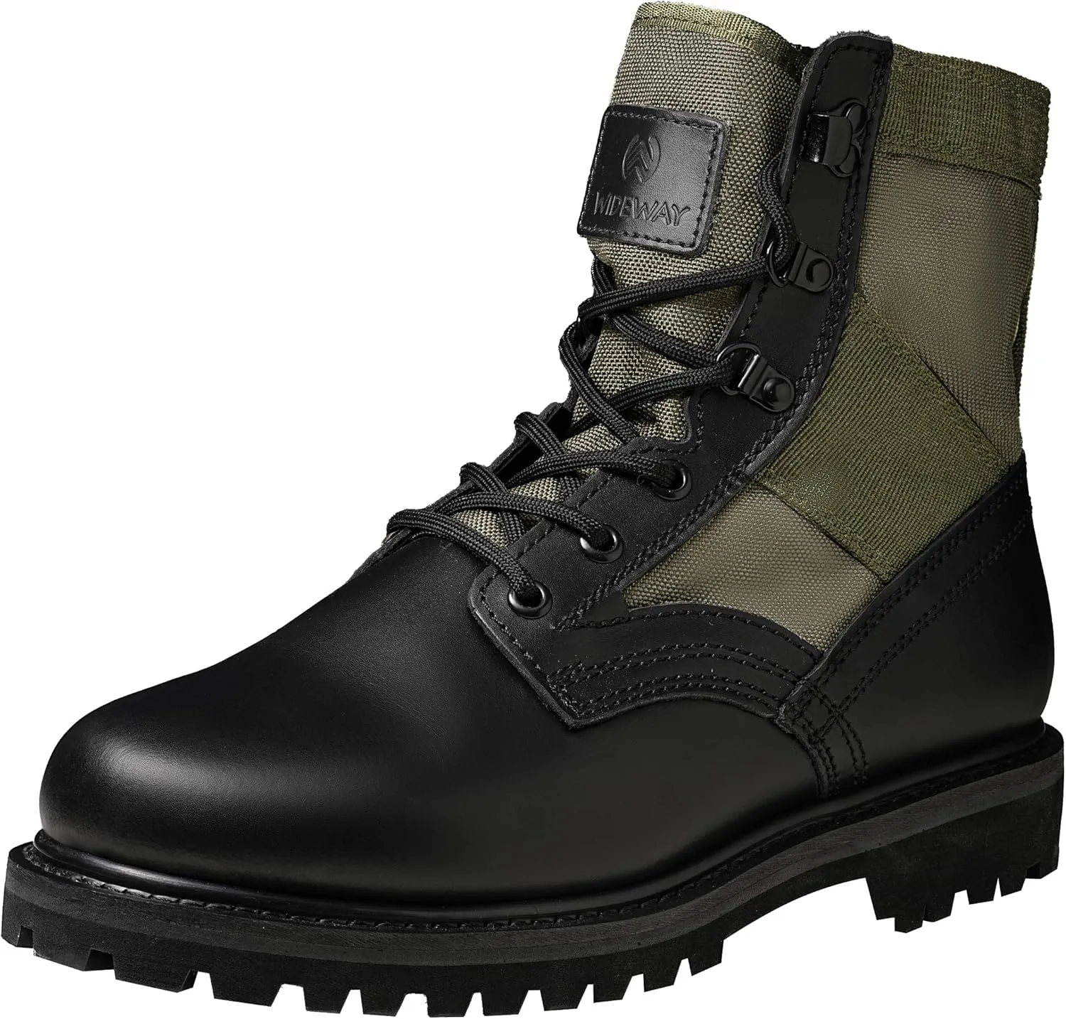 Men's Military Jungle Combat Boots 8 Inch Lightweight Motorcycle Tactical Boot Police Army Botas