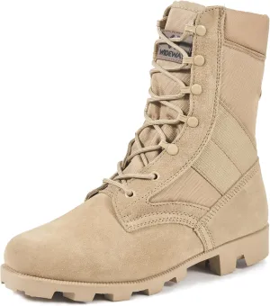 Men's Military Jungle Combat Boots 8 Inch Lightweight Motorcycle Tactical Boot Police Army Botas