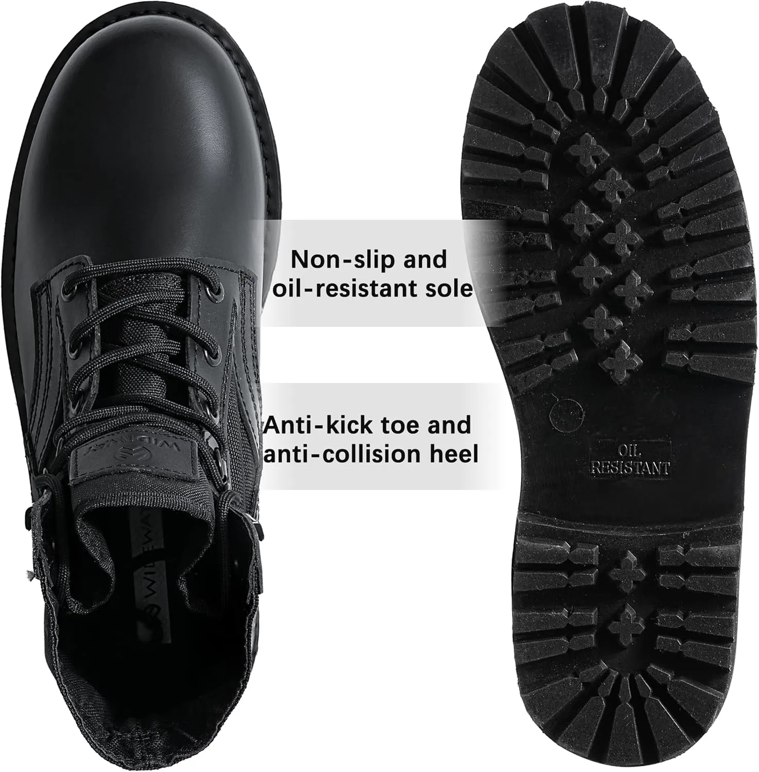 Men's Military Jungle Combat Boots 8 Inch Lightweight Motorcycle Tactical Boot Police Army Botas