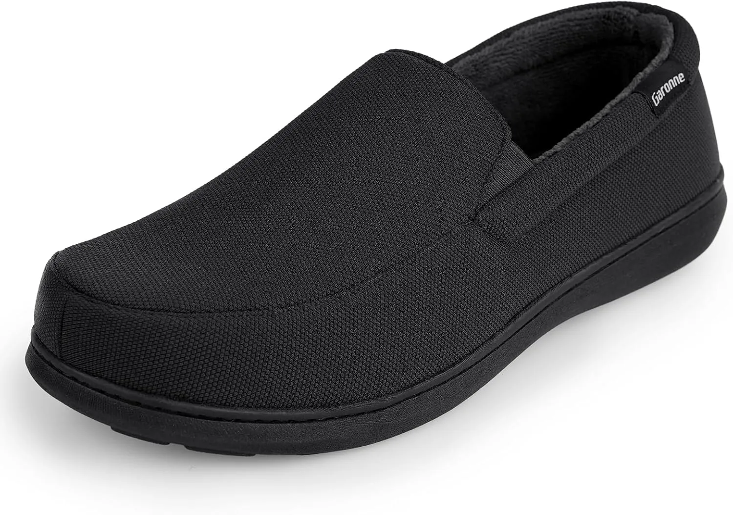 Men's Minimalist Memory Foam Slippers for Indoor/Outdoor, Breathable Knit House Shoes with Nonslip Rubber Sole