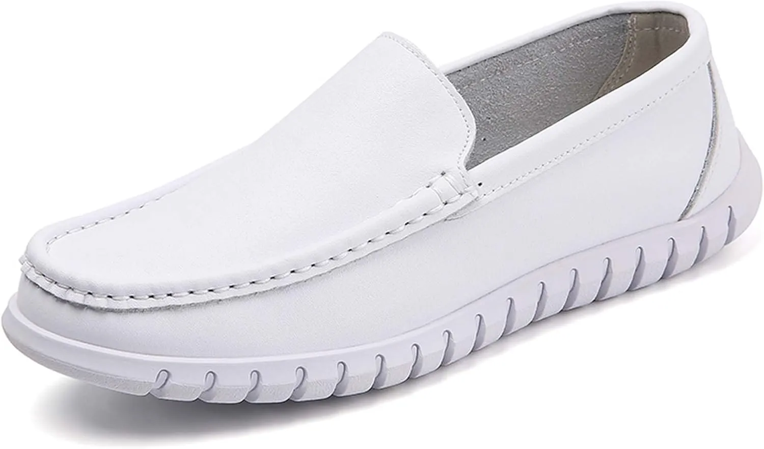 Men's Nurse Shoes Soft Sole Breathable, Non Slip, Comfortable Care Shoes Thick Sole Leisure Hospital Medical Work Shoes Restaurant White Service Shoes
