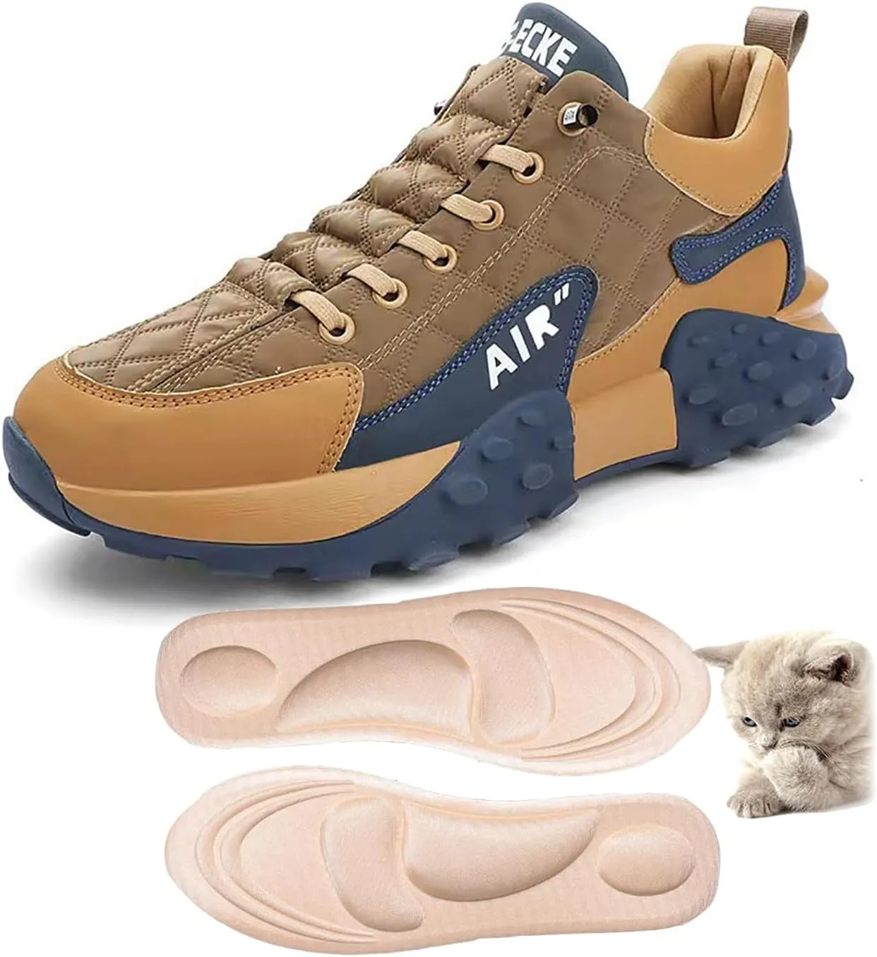 Men's Orthopedic Comfort Sneaker 2024, Mens Orthopedic Shoes Casual Slip on Trainers Non-Slip Basketball Shoes