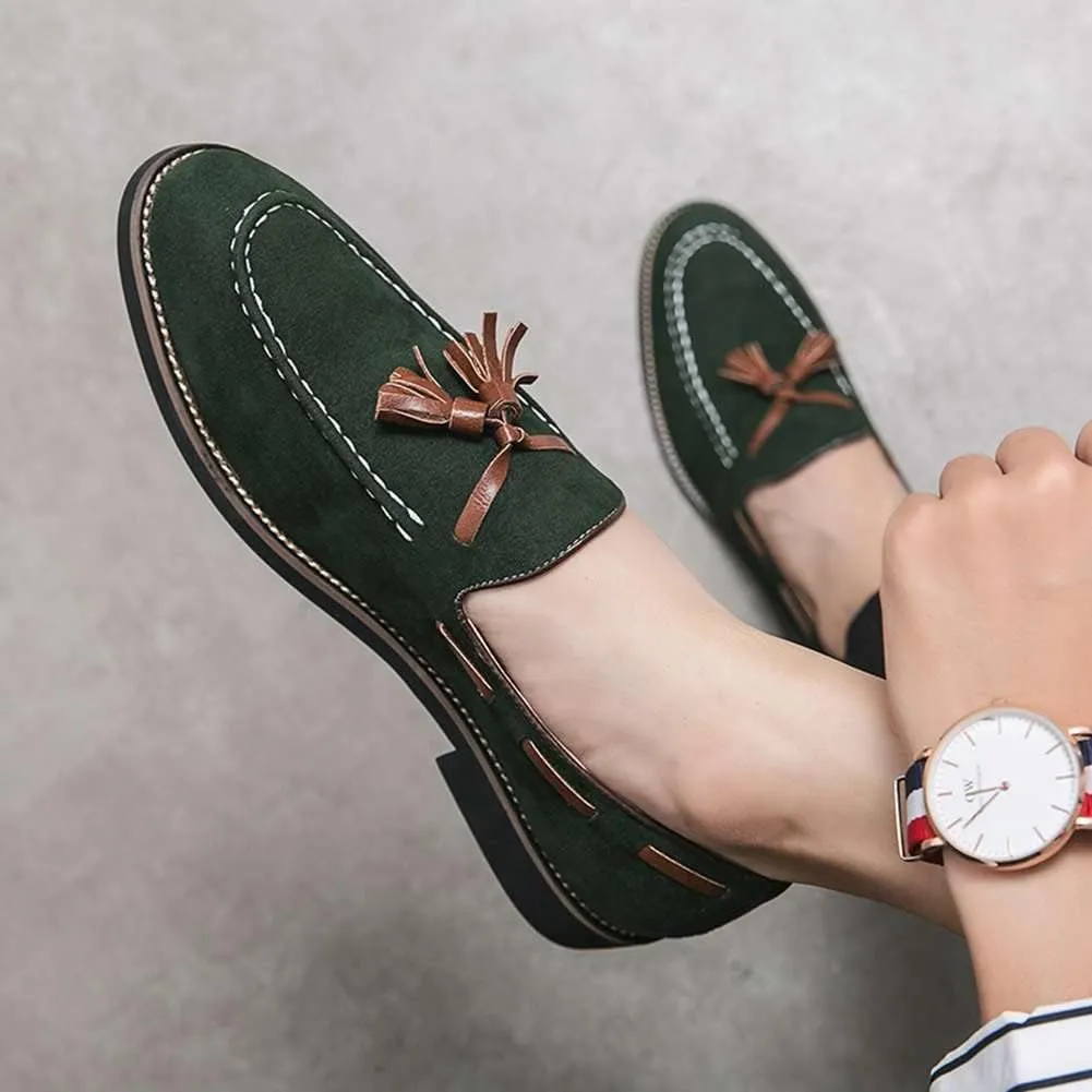 Men's Oxford Leather Dress Shoes Genuine Leather Shoes Comfort Loafers Dress Shoes