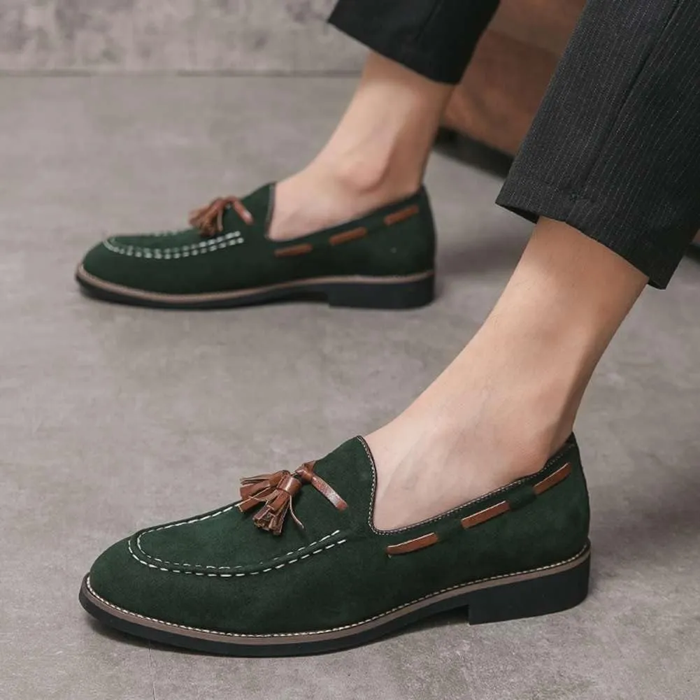 Men's Oxford Leather Dress Shoes Genuine Leather Shoes Comfort Loafers Dress Shoes