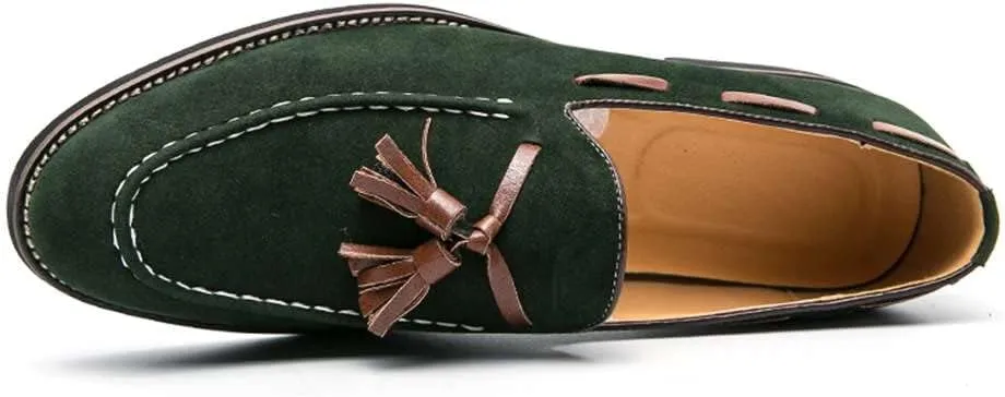 Men's Oxford Leather Dress Shoes Genuine Leather Shoes Comfort Loafers Dress Shoes