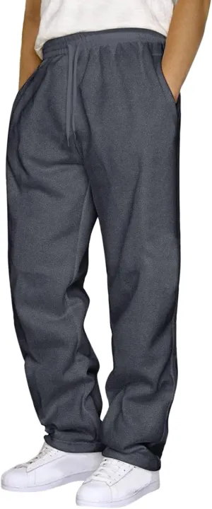 Men's Pant Casual Plus Size Joggers Gym Sweatpant Pockets Elasticated Stretch Waist Cargo Combat Work Pant