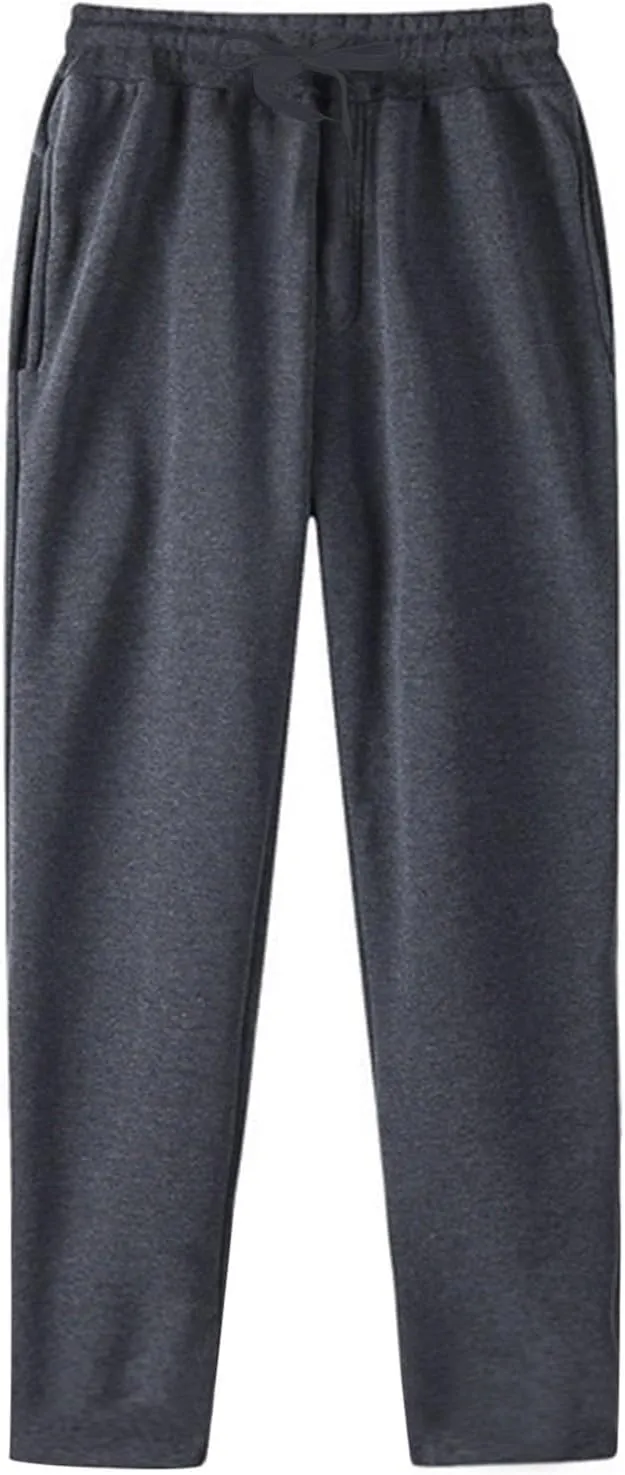 Men's Pant Casual Plus Size Joggers Gym Sweatpant Pockets Elasticated Stretch Waist Cargo Combat Work Pant