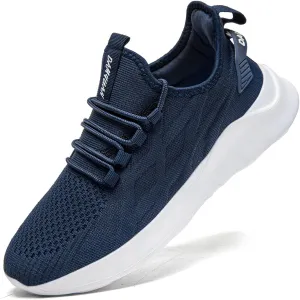 Mens Running Shoes Tennis Sneakers Walking Slip on Gym Workout Athletic Breathable Jogging Sport Casual Shoe