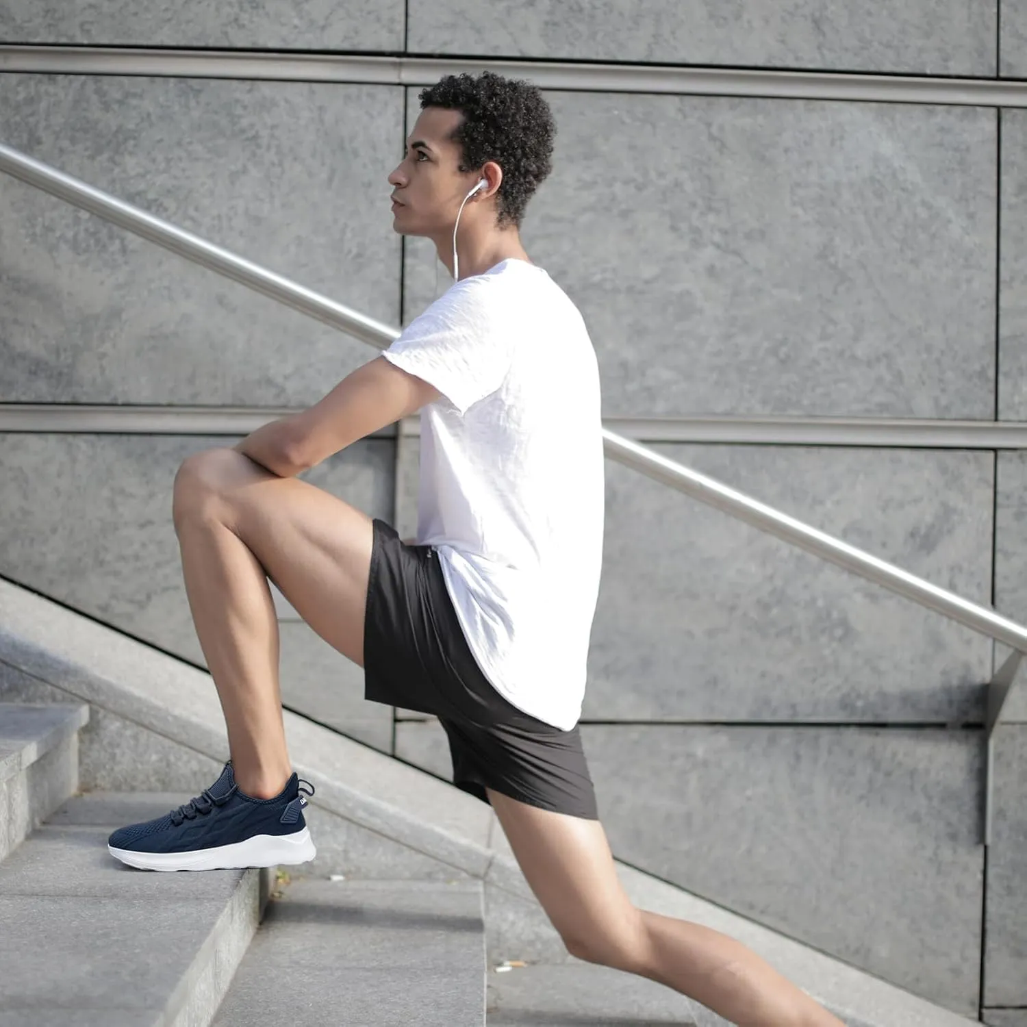 Mens Running Shoes Tennis Sneakers Walking Slip on Gym Workout Athletic Breathable Jogging Sport Casual Shoe