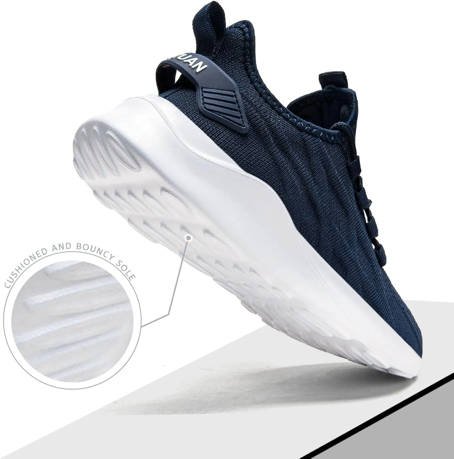 Mens Running Shoes Tennis Sneakers Walking Slip on Gym Workout Athletic Breathable Jogging Sport Casual Shoe