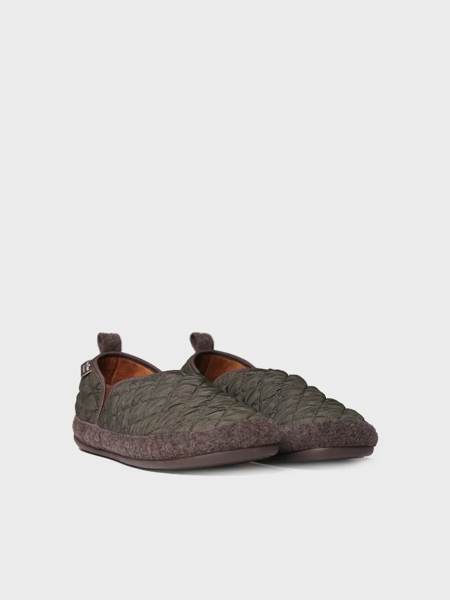 Men's Slippers in Padded Fabric - NINO-UM