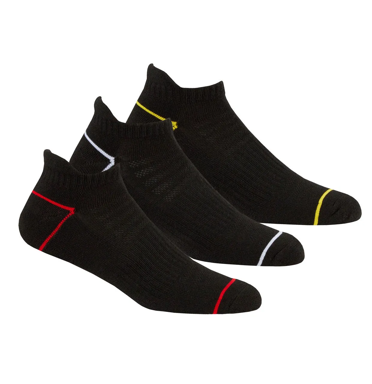 Mens Sport Trainer Liners Mesh Arch Support Low Cut Socks Sizes 6-11