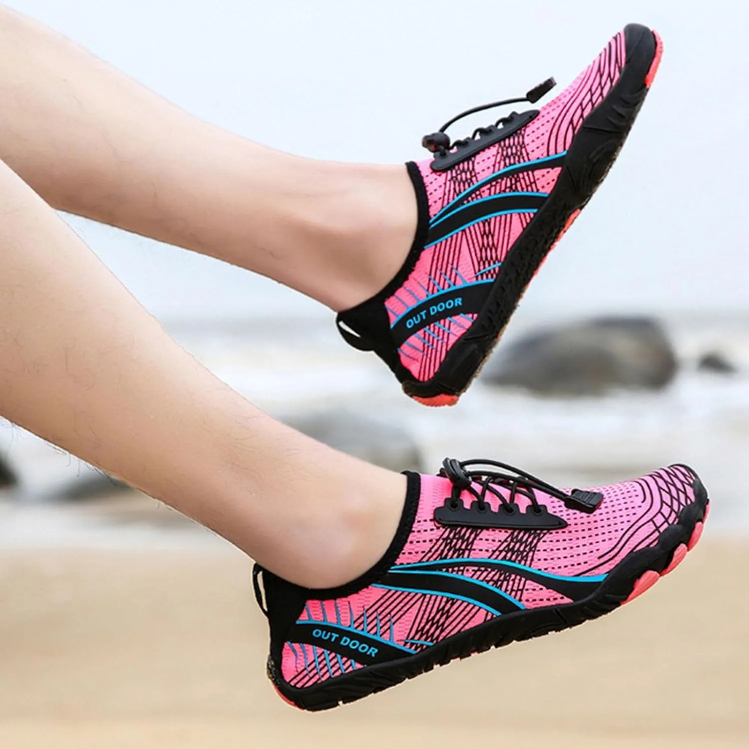 Mens Water Shoes Size 11 Wide Width Quick Drying Slip On Water Shoes Barefoot Cute Water Shoes for Women Summer Quick Dry Sandals Slippers for Pool Beach Surf Walk Water Yoga
