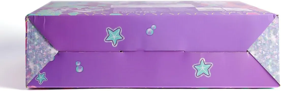 Mermaid Roller Skates for Girls Kids, Mosoulais 4 Size Adjustable Light up Wheels Skates for Toddlers, Beginner Women Rollerskates Indoor Outdoor for Xmas Birthday Gifts, Patines para Niñas Niños