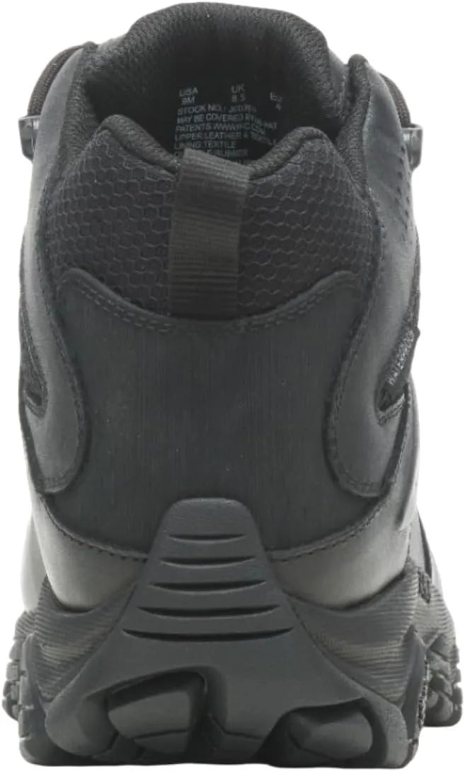 Merrell Men's Moab 3 Mid Response Tactical Waterproof Boots, Lightweight Full Grain Leather Work Hiking Outdoor Shoes