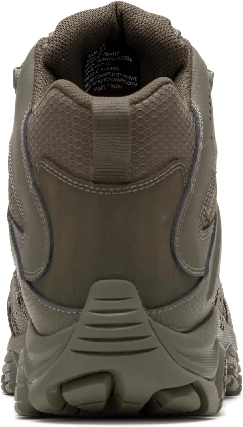 Merrell Men's Moab 3 Mid Response Tactical Waterproof Boots, Lightweight Full Grain Leather Work Hiking Outdoor Shoes