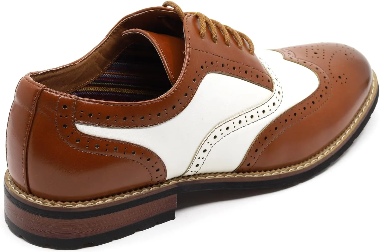 Metrocharm MC315 Men's Wing Tip Lace Up Oxford Shoe