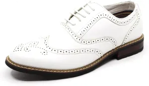 Metrocharm MC315 Men's Wing Tip Lace Up Oxford Shoe