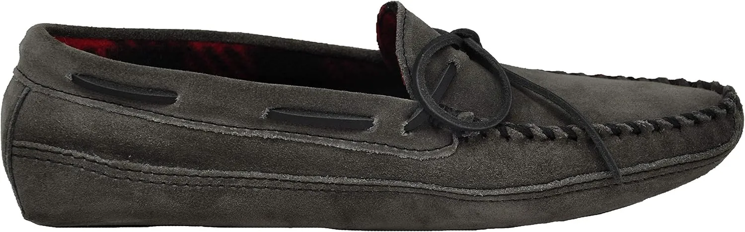 Minnetonka Men's Double Bottom Fleece Slipper