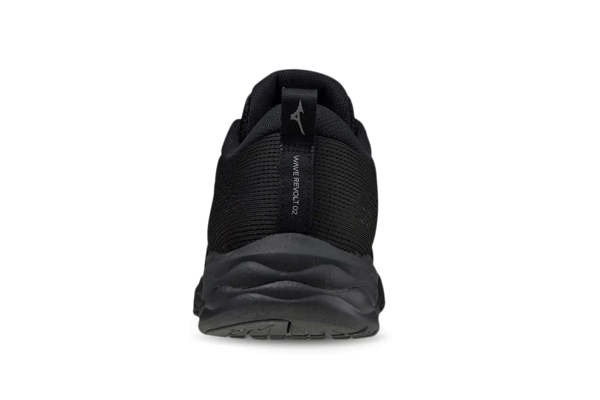 Mizuno Wave Revolt 2 D Black/Black Mens