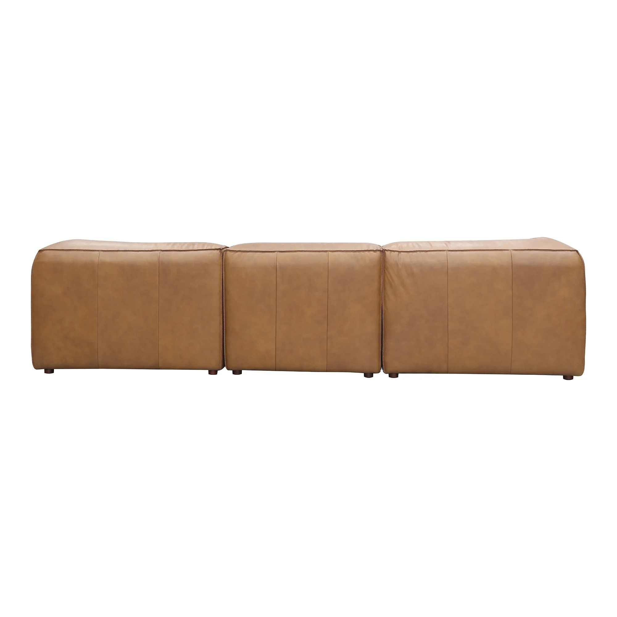 Moe's Home Collection Form Lounge Modular Sectional ~ Sonoran Tan Leather