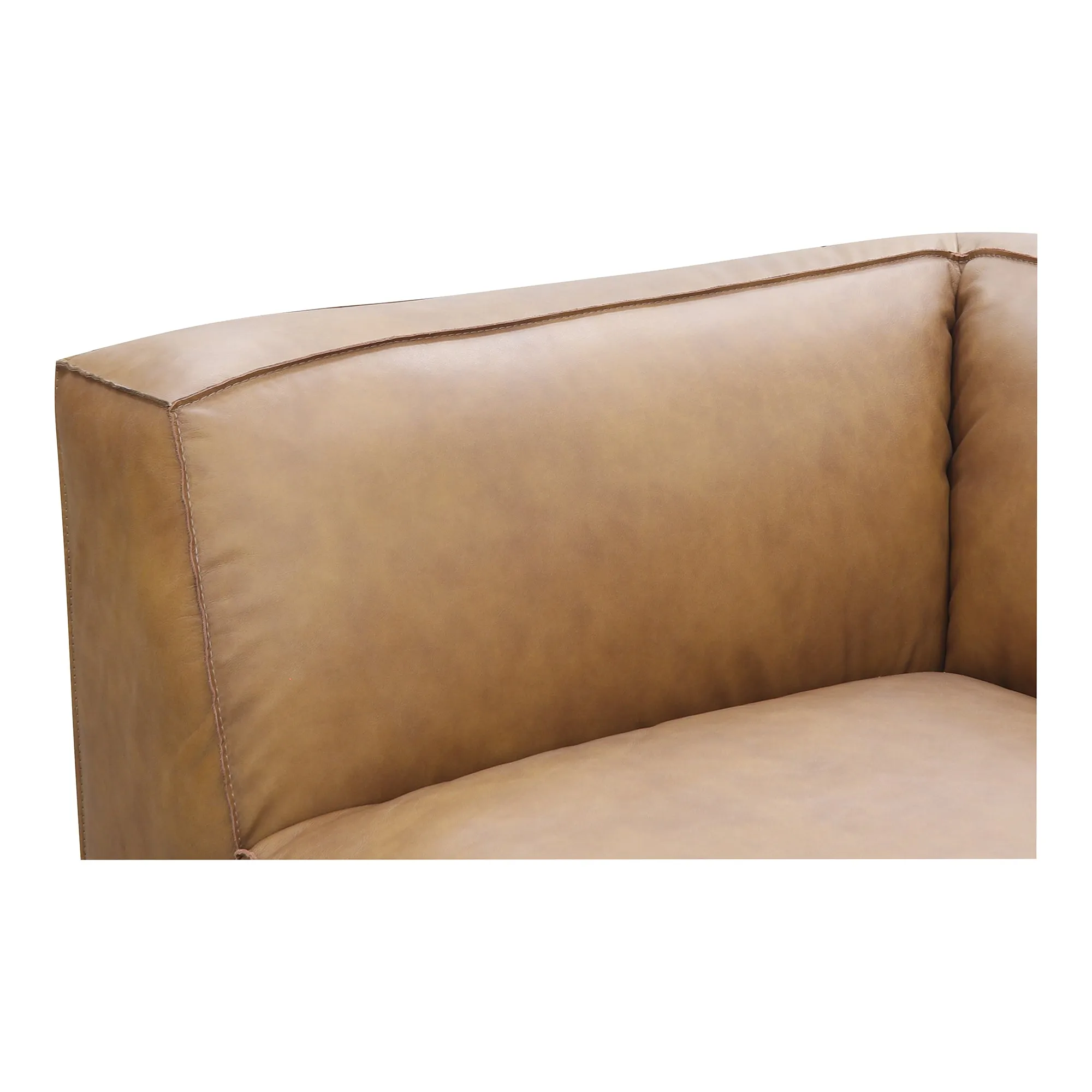 Moe's Home Collection Form Lounge Modular Sectional ~ Sonoran Tan Leather
