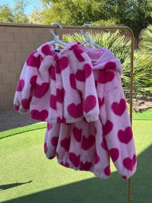 Mommy/Baby Matching Heart Sweaters