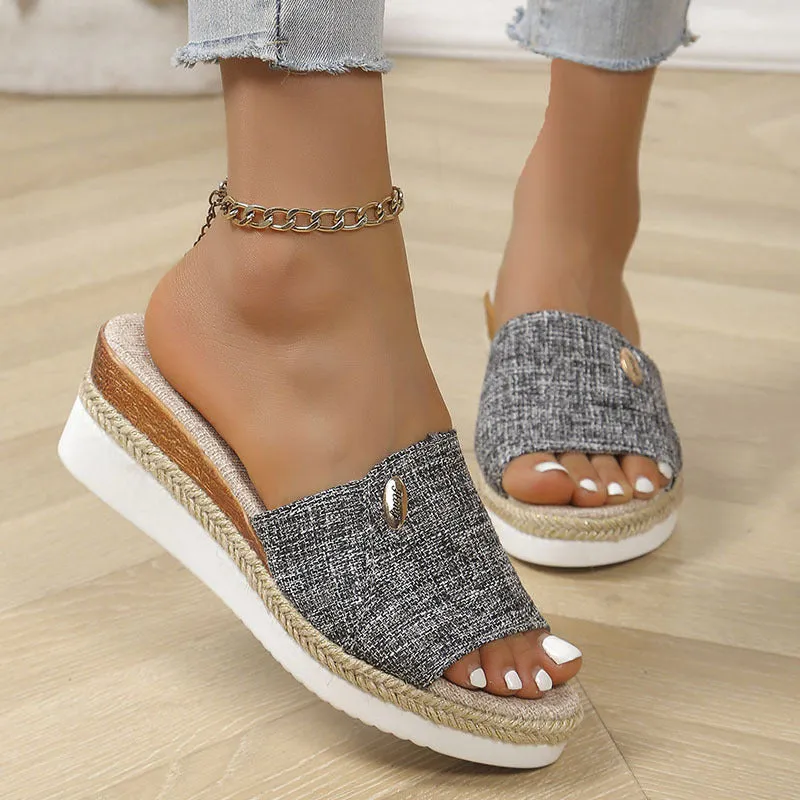 Monika | Wedge Slipper