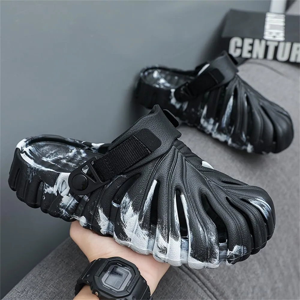 Monstera Slippers,Leaf Thick Sole Pillow Quick Drying Breathable Beach Open Toe Slippers Indoor And Outdoor Slides