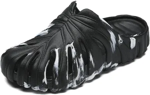 Monstera Slippers,Leaf Thick Sole Pillow Quick Drying Breathable Beach Open Toe Slippers Indoor And Outdoor Slides