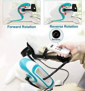Motorized Electric Pedal Exerciser, Motorized Exercise Cycle/Bike for Handicapped & Disabled - Electric Pedal Exerciser with Leg Protector Bracket.