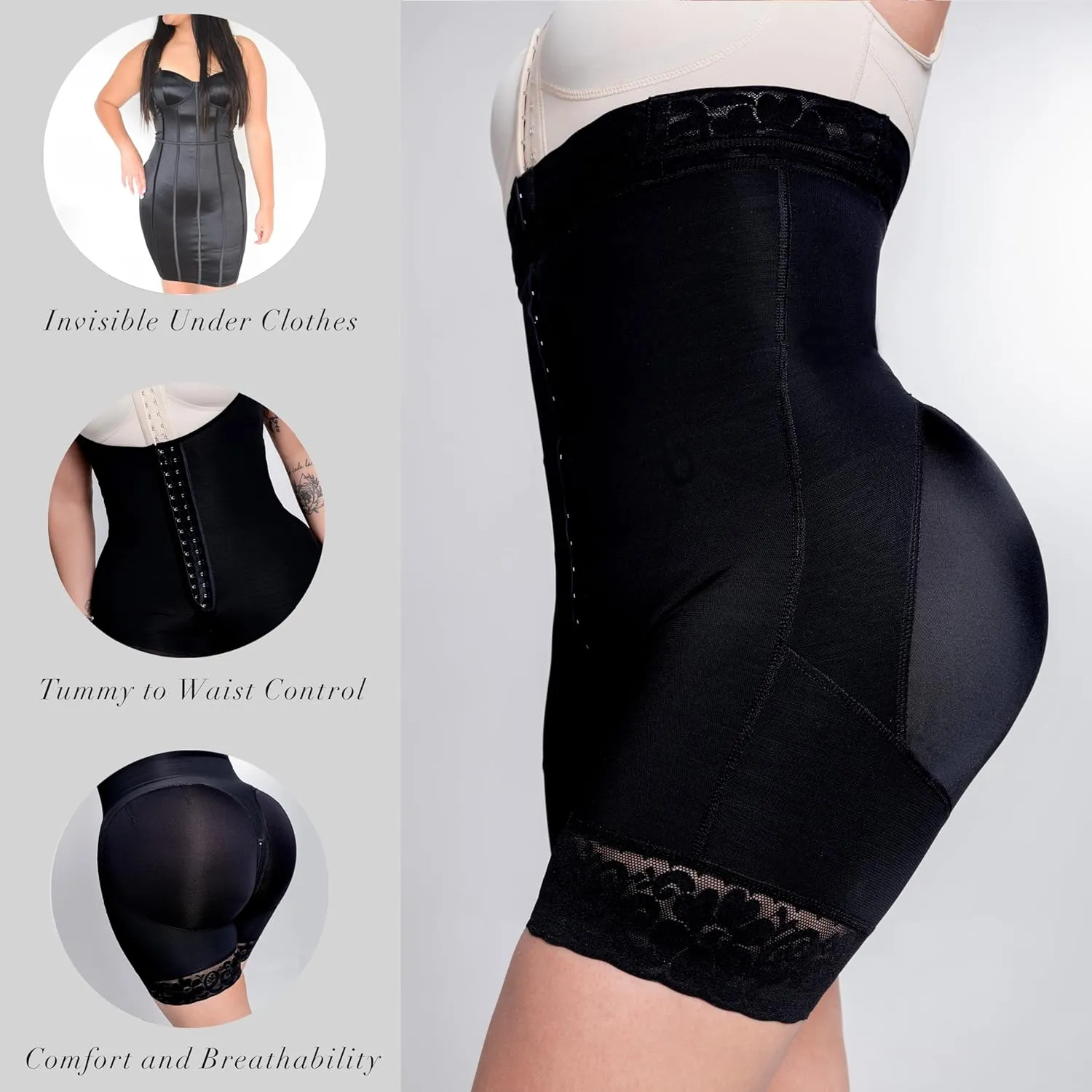 MOULE Waist Trainer for Women Shapewear Tummy Control Shorts, Colombian shaping girdles, Body Shaper Tummy Control.