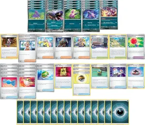 MTG Decks & More Elite Dark Deck - Ekans Arbok - Original 151 (gen 1) - Custom Built - 60 Card Compatible with Pokemon TCG!