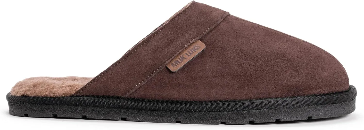 MUK LUKS Men's Leather Goods Abbott Slipper
