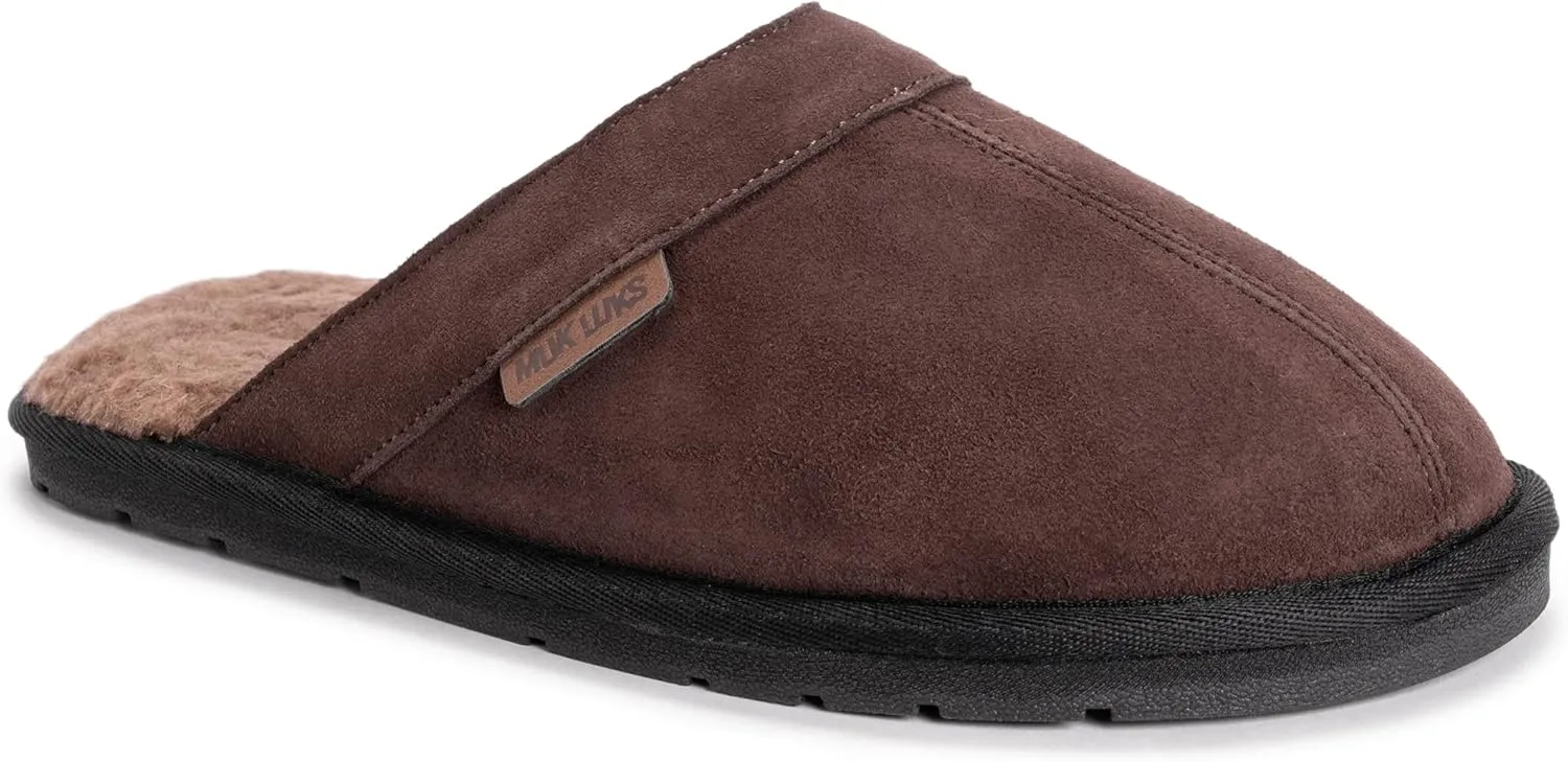 MUK LUKS Men's Leather Goods Abbott Slipper