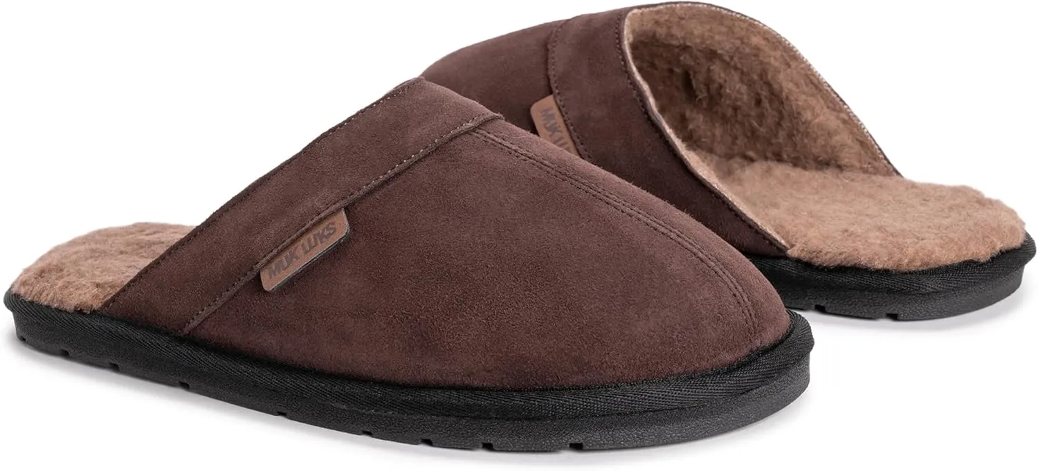 MUK LUKS Men's Leather Goods Abbott Slipper