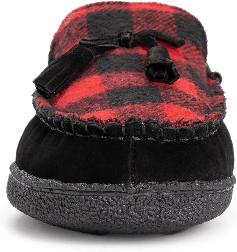 MUK LUKS Men's Leather Goods Talan Slipper