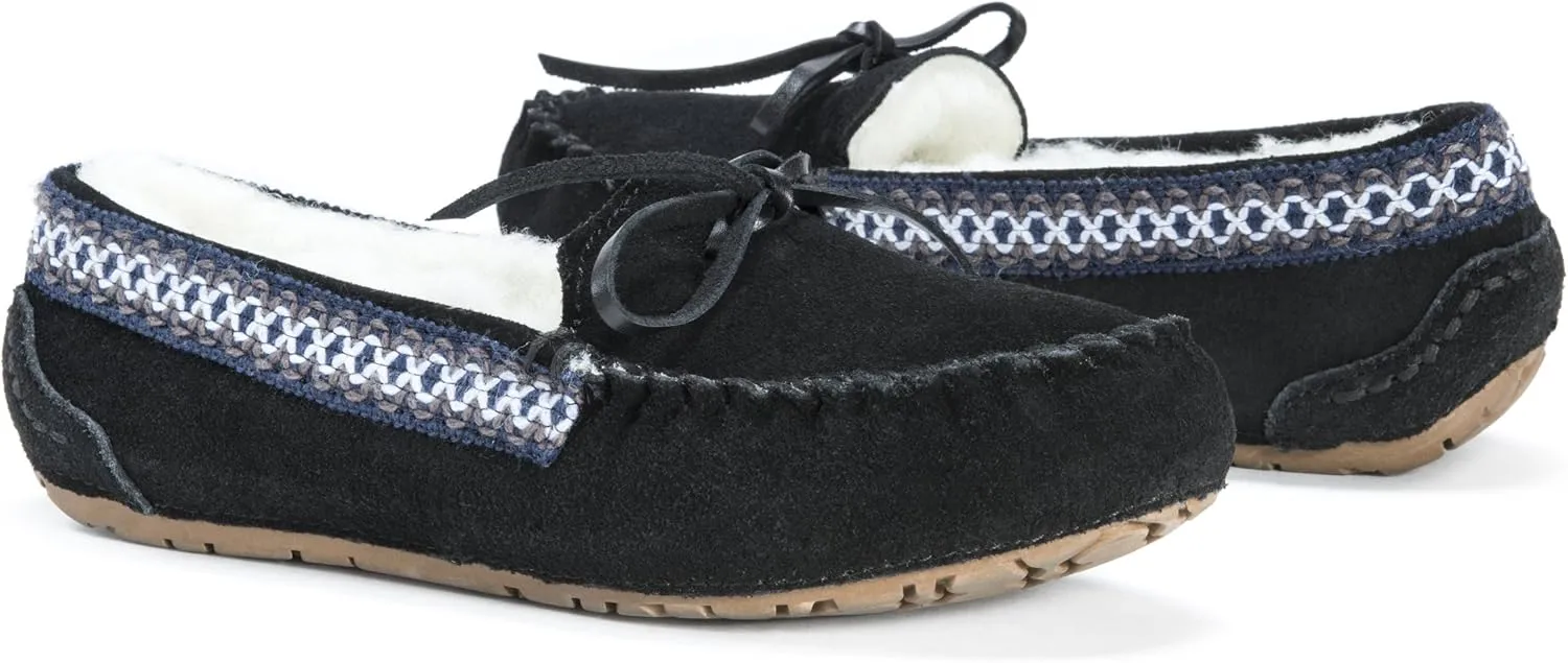 MUK LUKS Women's Jane Suede Moccasin